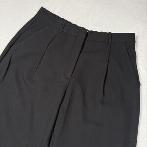 Abercrombie & Fitch Dress Pants Womens 32x32 Black Pleated Elastic Waist Work